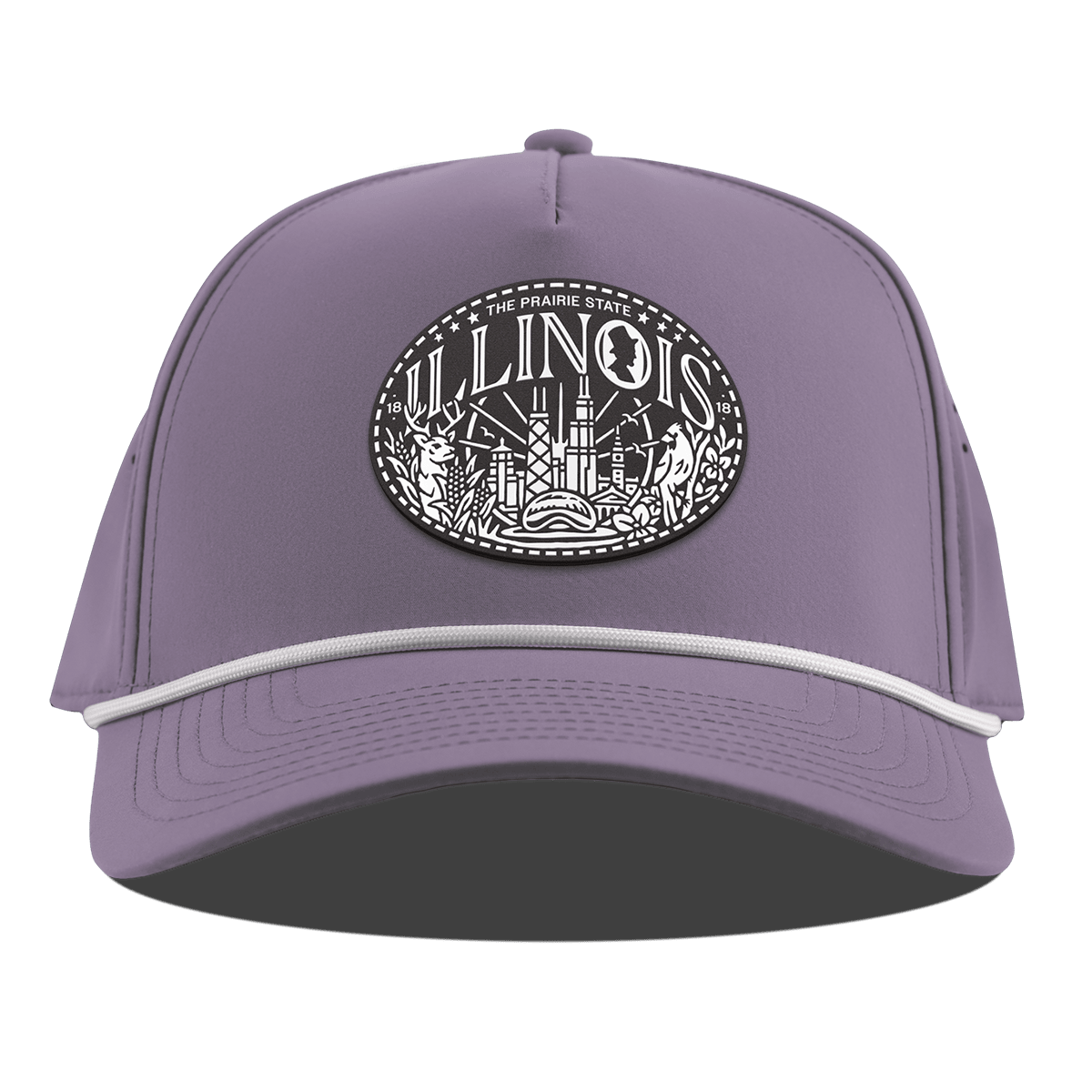 Illinois Traveler Curved 5 Panel Rope Purple
