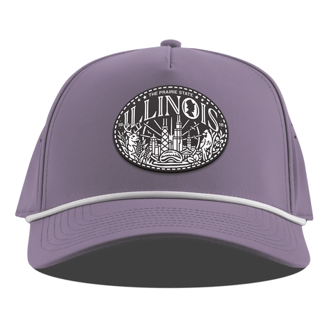 Illinois Traveler Curved 5 Panel Rope Purple