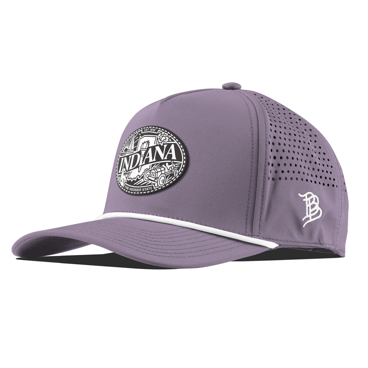 Indiana Traveler Curved 5 Panel Rope Purple