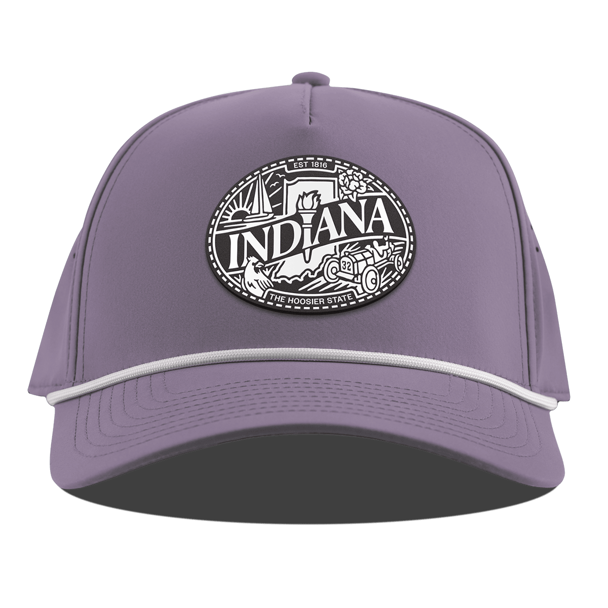 Indiana Traveler Curved 5 Panel Rope Purple