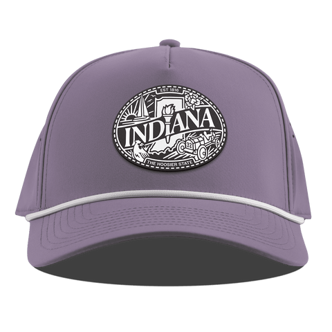 Indiana Traveler Curved 5 Panel Rope Purple