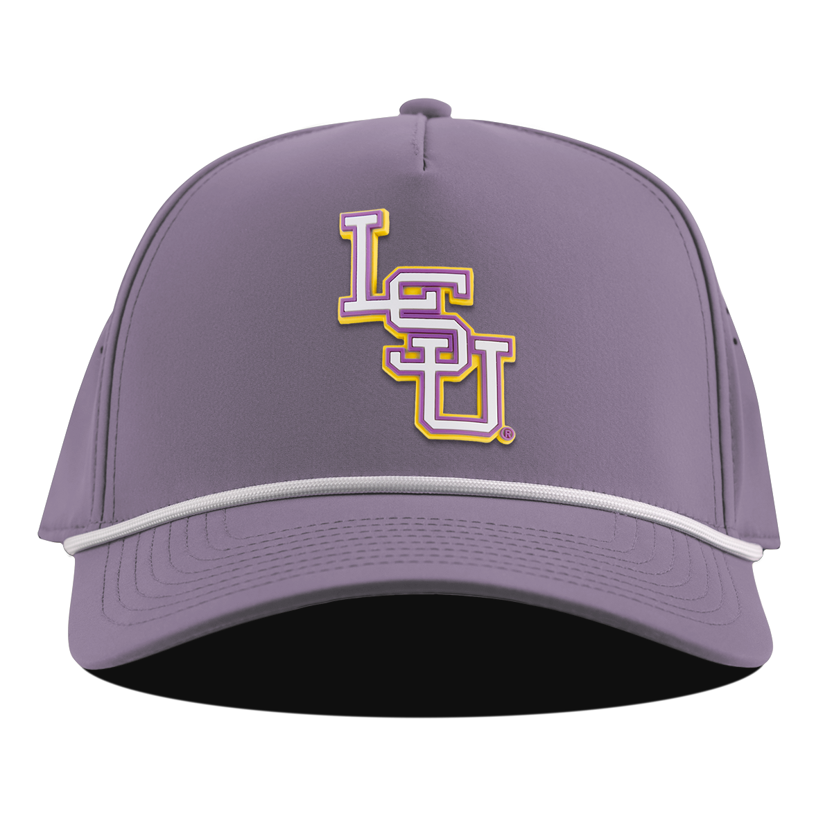 Louisiana State University "LSU Baseball" Curved 5 Panel Rope Purple