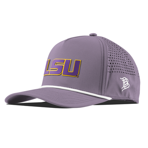 Louisiana State University "LSU Block" Curved 5 Panel Rope Purple