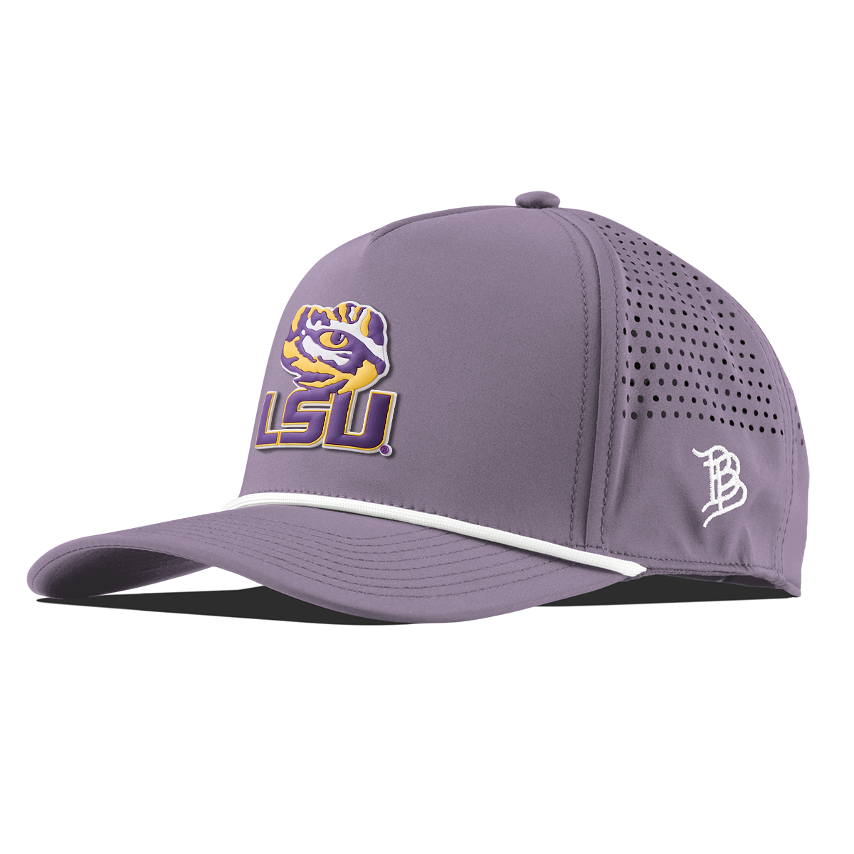 Louisiana State University "LSU Tiger Eye" Curved 5 Panel Rope Purple