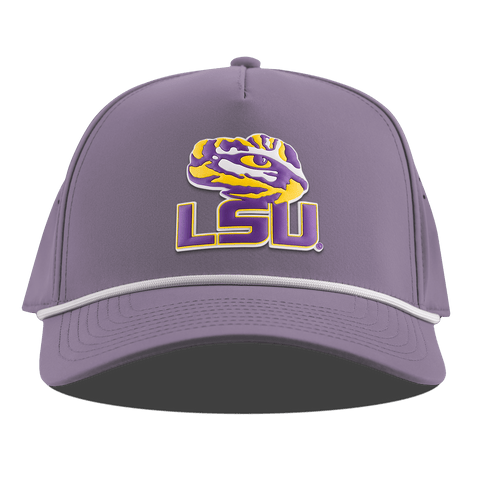 Louisiana State University "LSU Tiger Eye" Curved 5 Panel Rope Purple