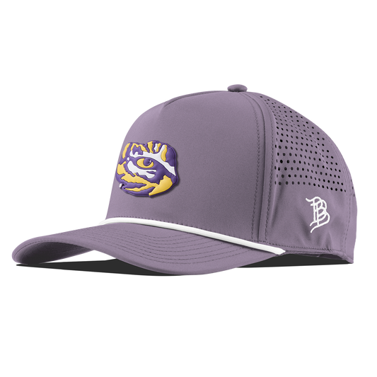 Louisiana State University "LSU Tiger Team Logo" Curved 5 Panel Rope Purple