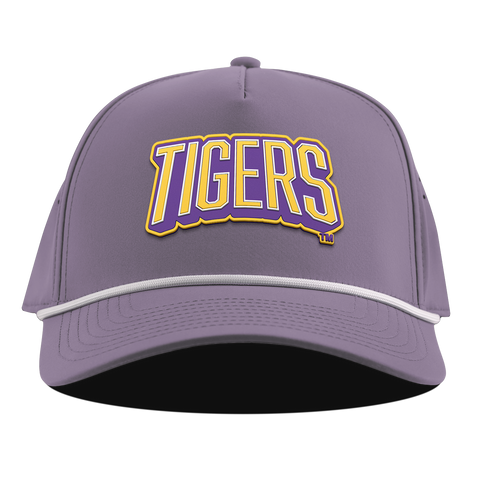 Louisiana State University "LSU Tigers Block" Curved 5 Panel Rope Purple
