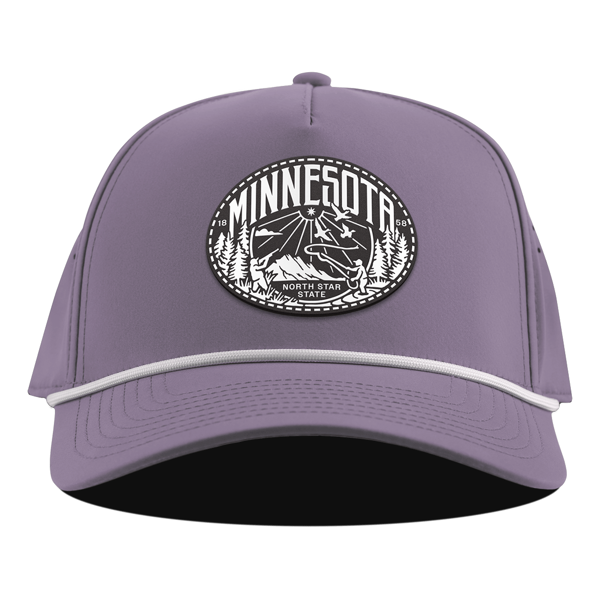 Minnesota Traveler Curved 5 Panel Rope Purple