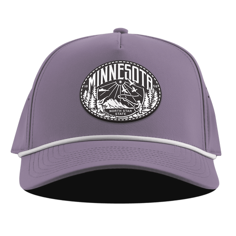 Minnesota Traveler Curved 5 Panel Rope Purple