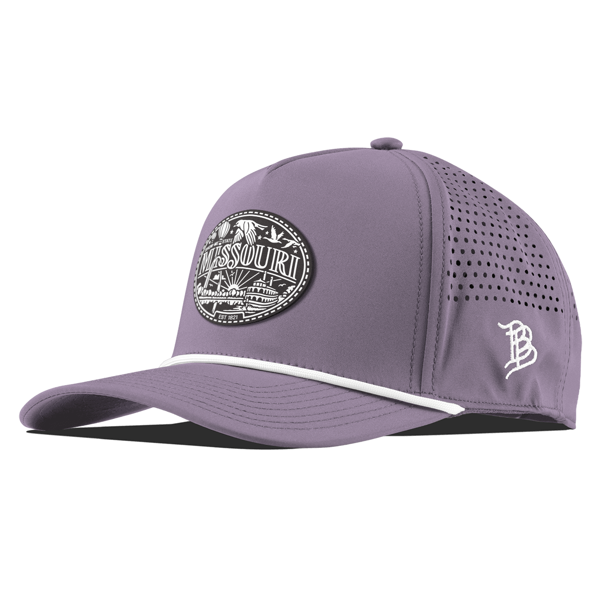 Missouri Traveler Curved 5 Panel Rope Purple