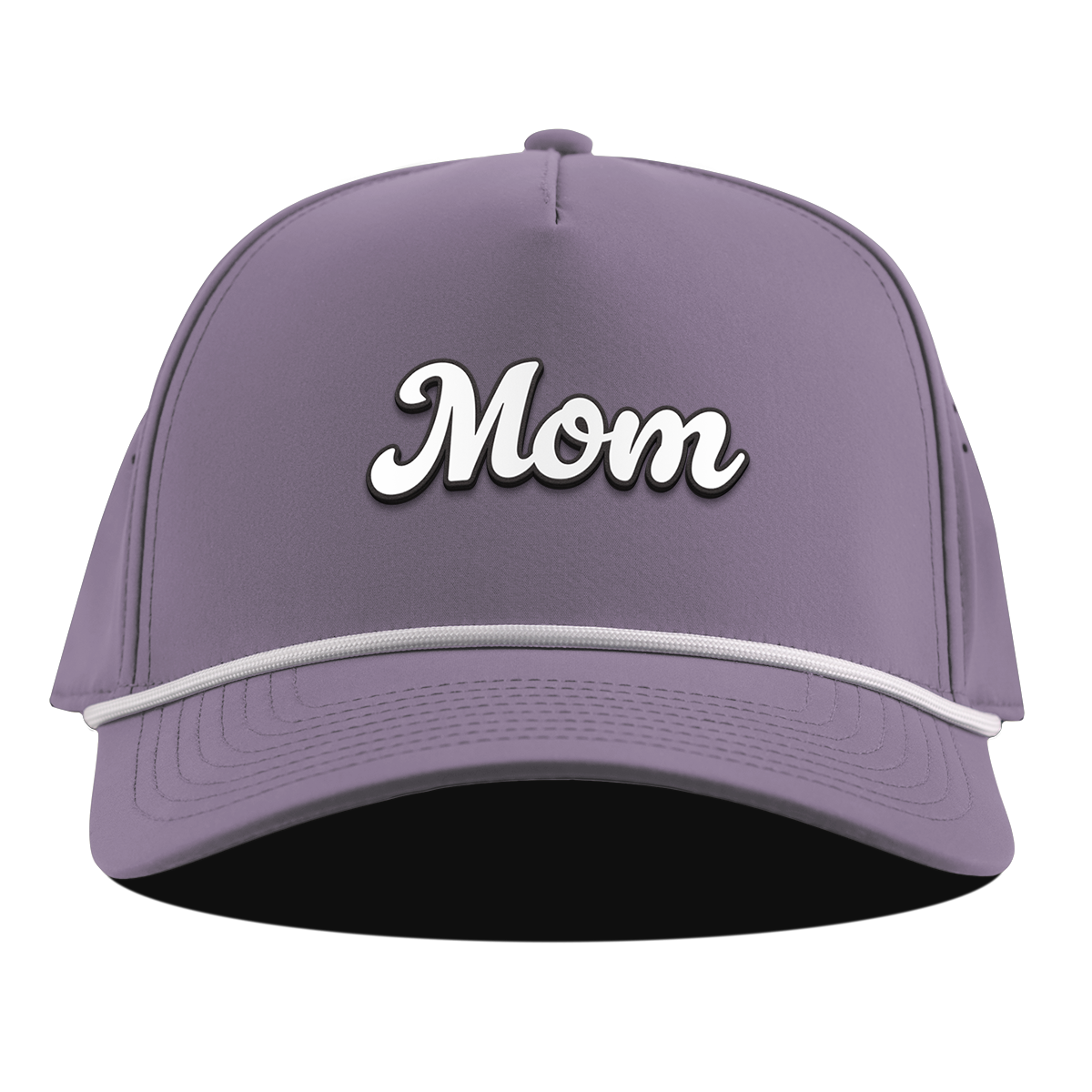 Mom Script Curved 5 Panel Rope Purple