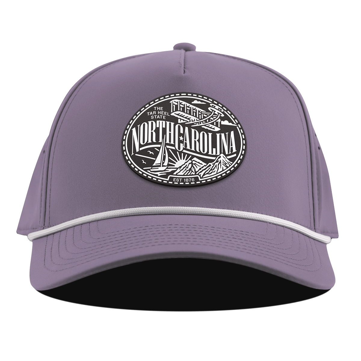 North Carolina Traveler Curved 5 Panel Rope Purple