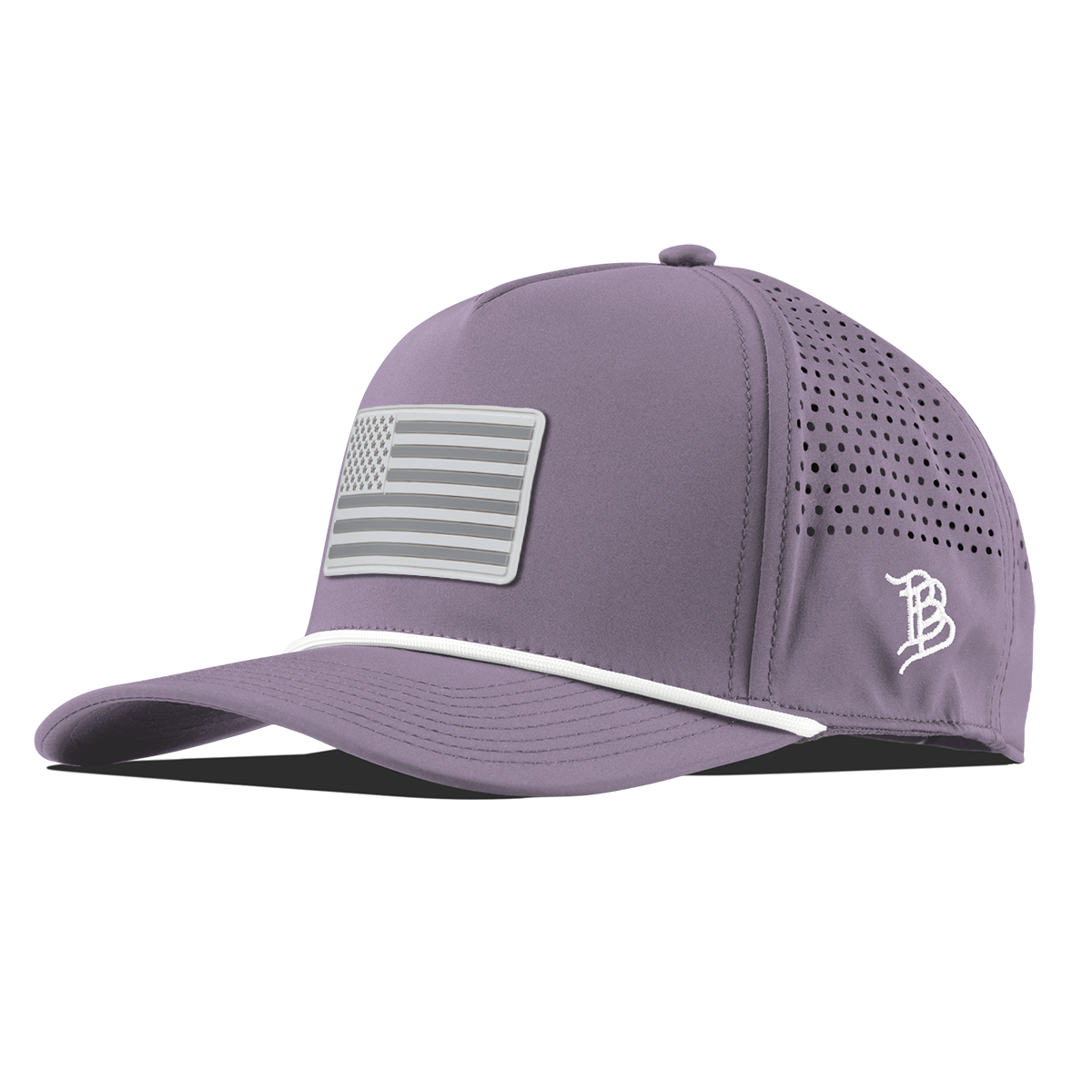 Pearl Old Glory Curved 5 Panel Rope Purple