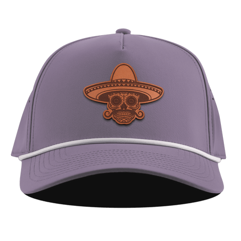 Sombrero Skull Curved 5 Panel Rope Purple