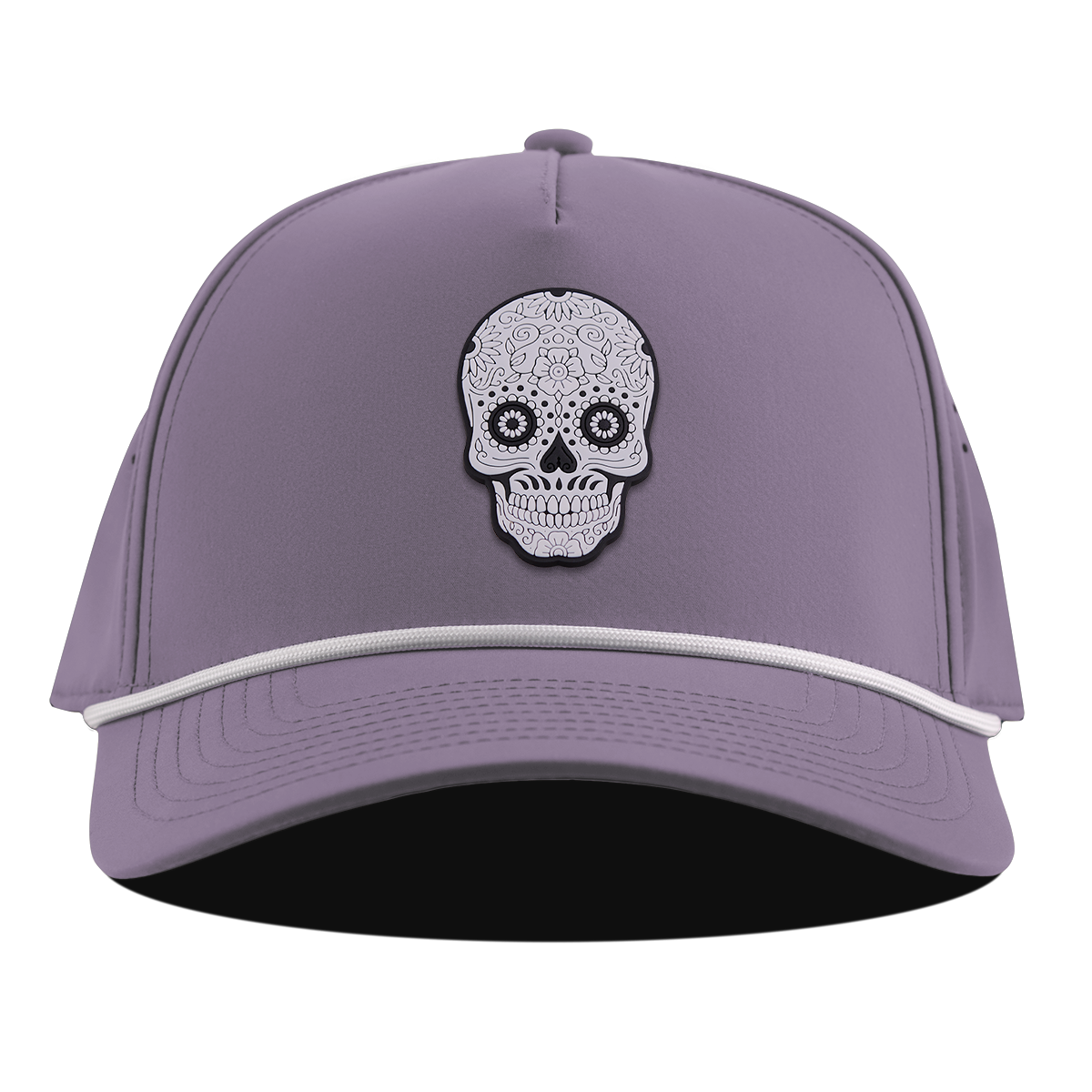 Sugar Skull PVC Curved 5 Panel Rope Purple
