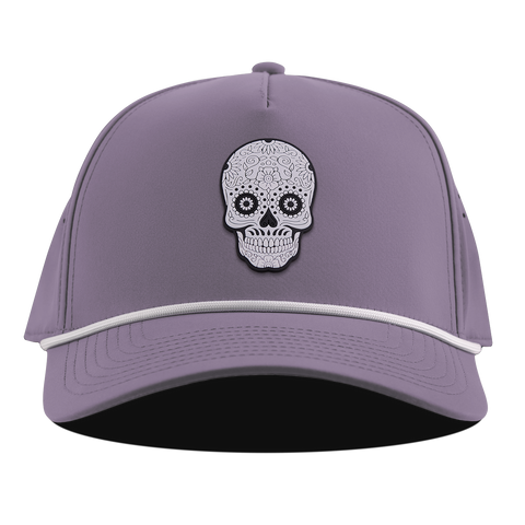 Sugar Skull PVC Curved 5 Panel Rope Purple