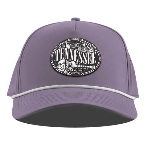 Tennessee Traveler Curved 5 Panel Rope Purple