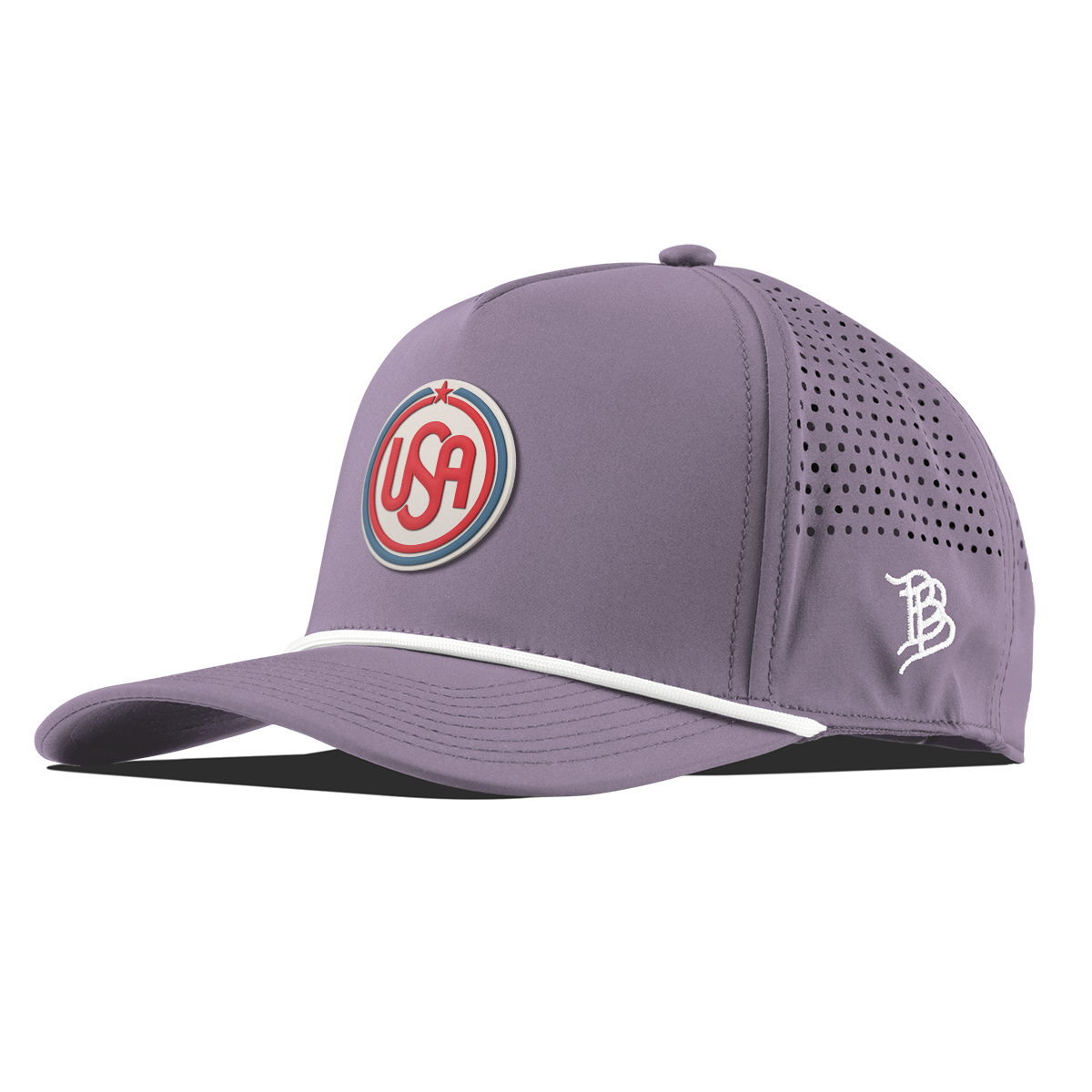 USA Icon Curved 5 Panel Rope Purple