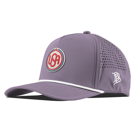 USA Icon Curved 5 Panel Rope Purple