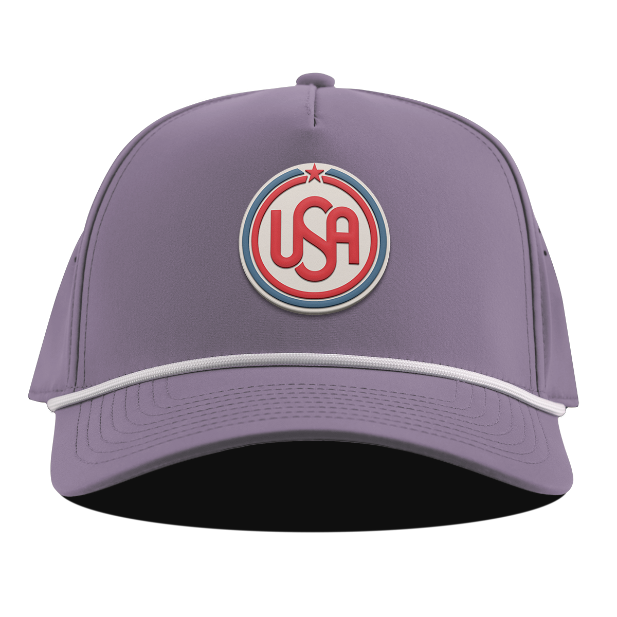 USA Icon Curved 5 Panel Rope Purple