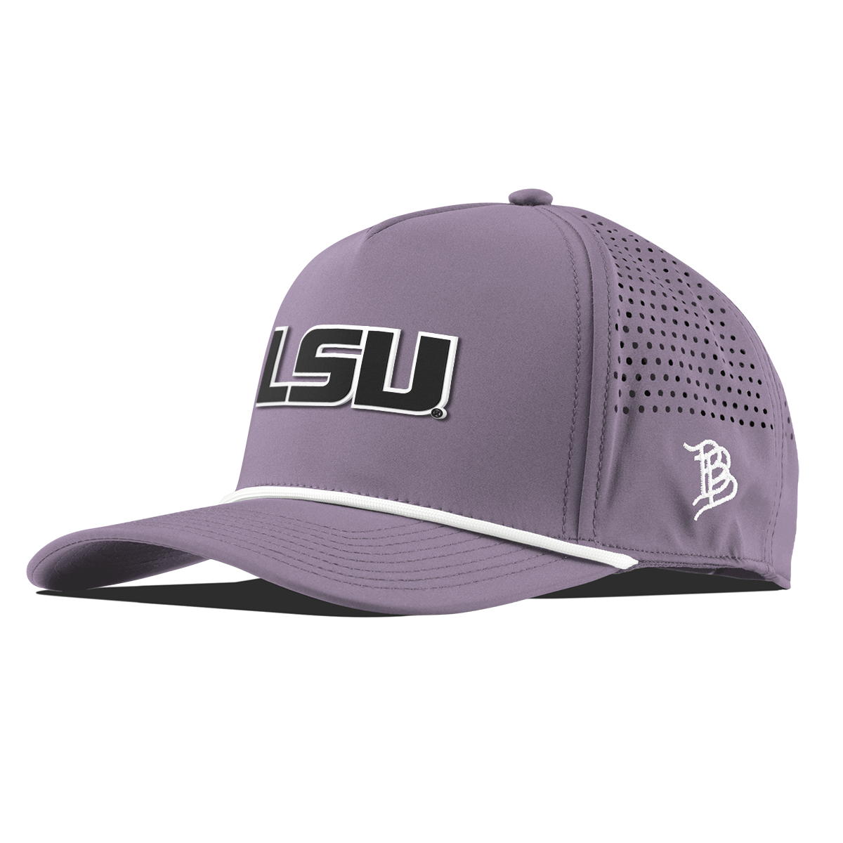 Louisiana State University "Vintage LSU Block" Curved 5 Panel Rope Purple