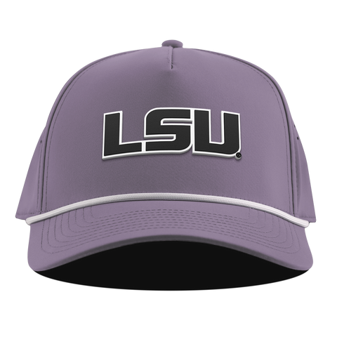 Louisiana State University "Vintage LSU Block" Curved 5 Panel Rope Purple
