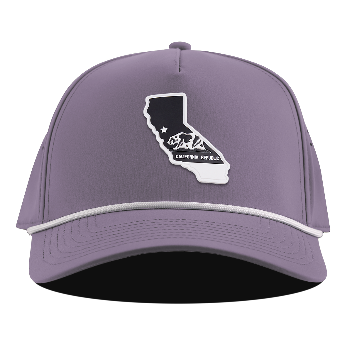 California Vintage Curved 5 Panel Rope Purple