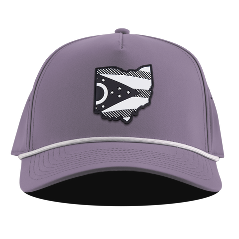 Ohio Vintage Curved 5 Panel Rope Purple