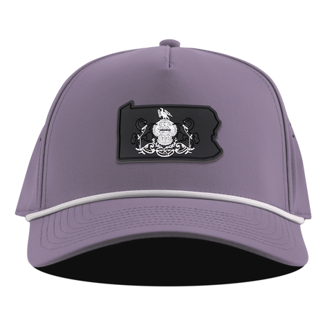 Pennsylvania Vintage Curved 5 Panel Rope Purple
