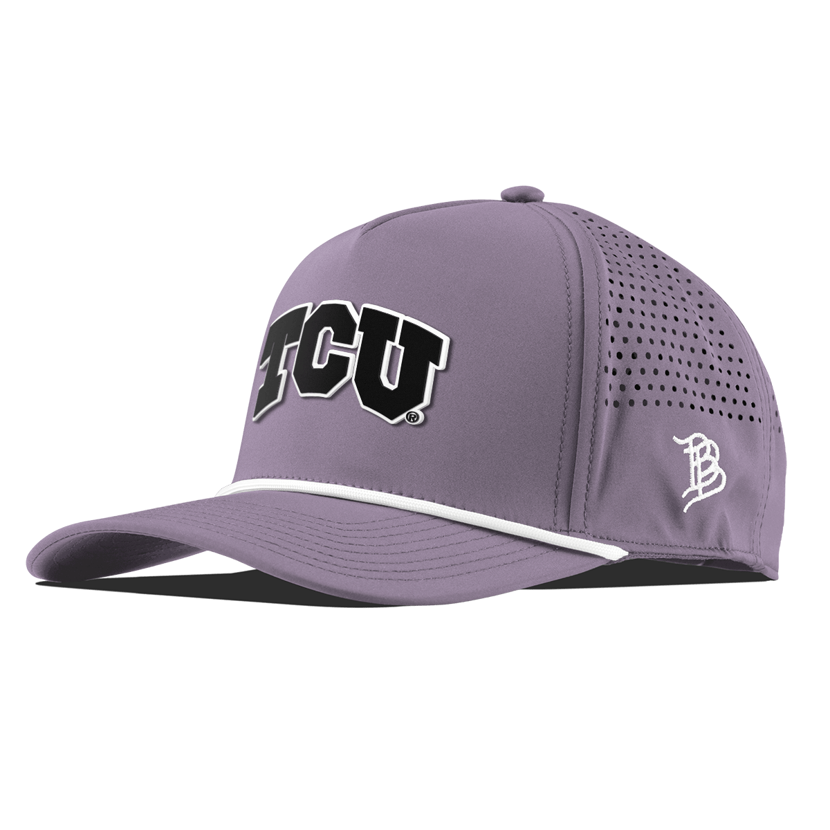 Texas Christian University "Vintage TCU Block" Curved 5 Panel Rope Purple