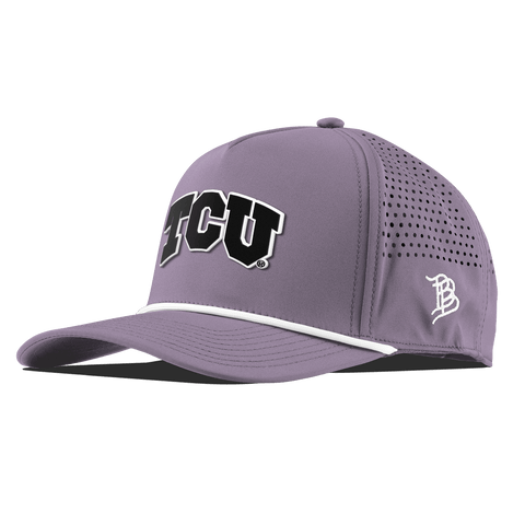 Texas Christian University "Vintage TCU Block" Curved 5 Panel Rope Purple