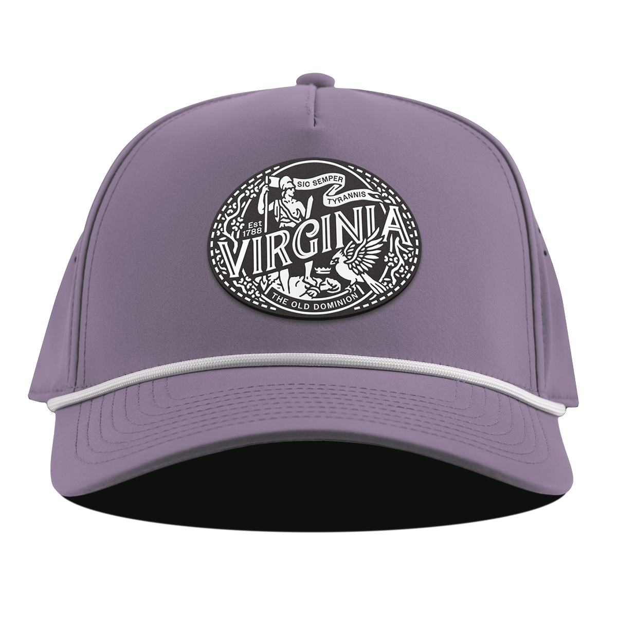 Virginia Traveler Curved 5 Panel Rope Purple