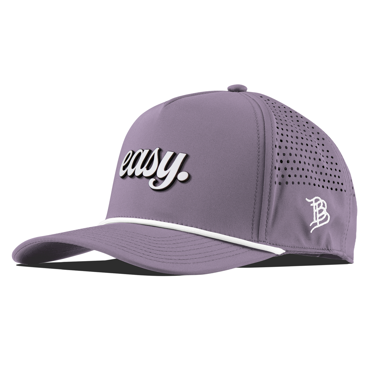 Easy Script Curved 5 Panel Rope Purple