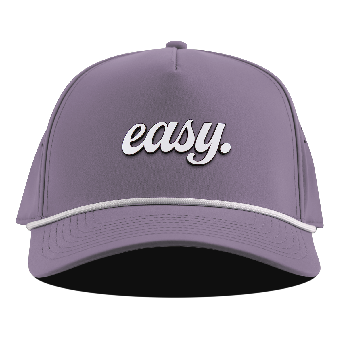 Easy Script Curved 5 Panel Rope Purple
