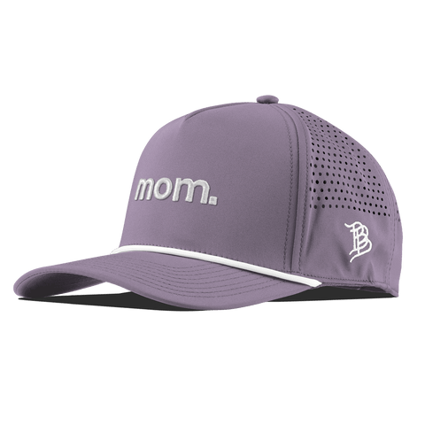 mom. Curved 5 Panel Rope Purple