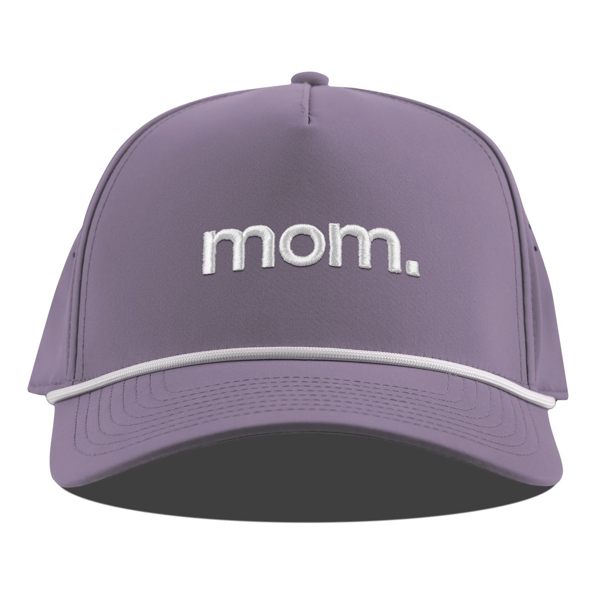 mom. Curved 5 Panel Rope Purple