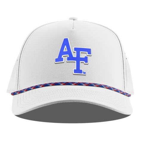 Air Force "Air Force Academy Block" Curved 5 Panel Rope White RWB