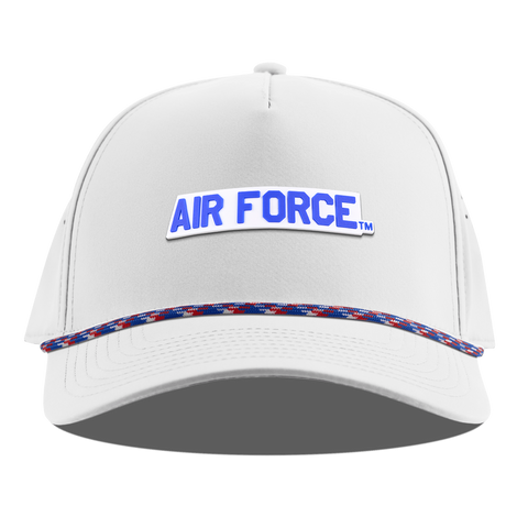 Air Force "Air Force Academy" Curved 5 Panel Rope White RWB