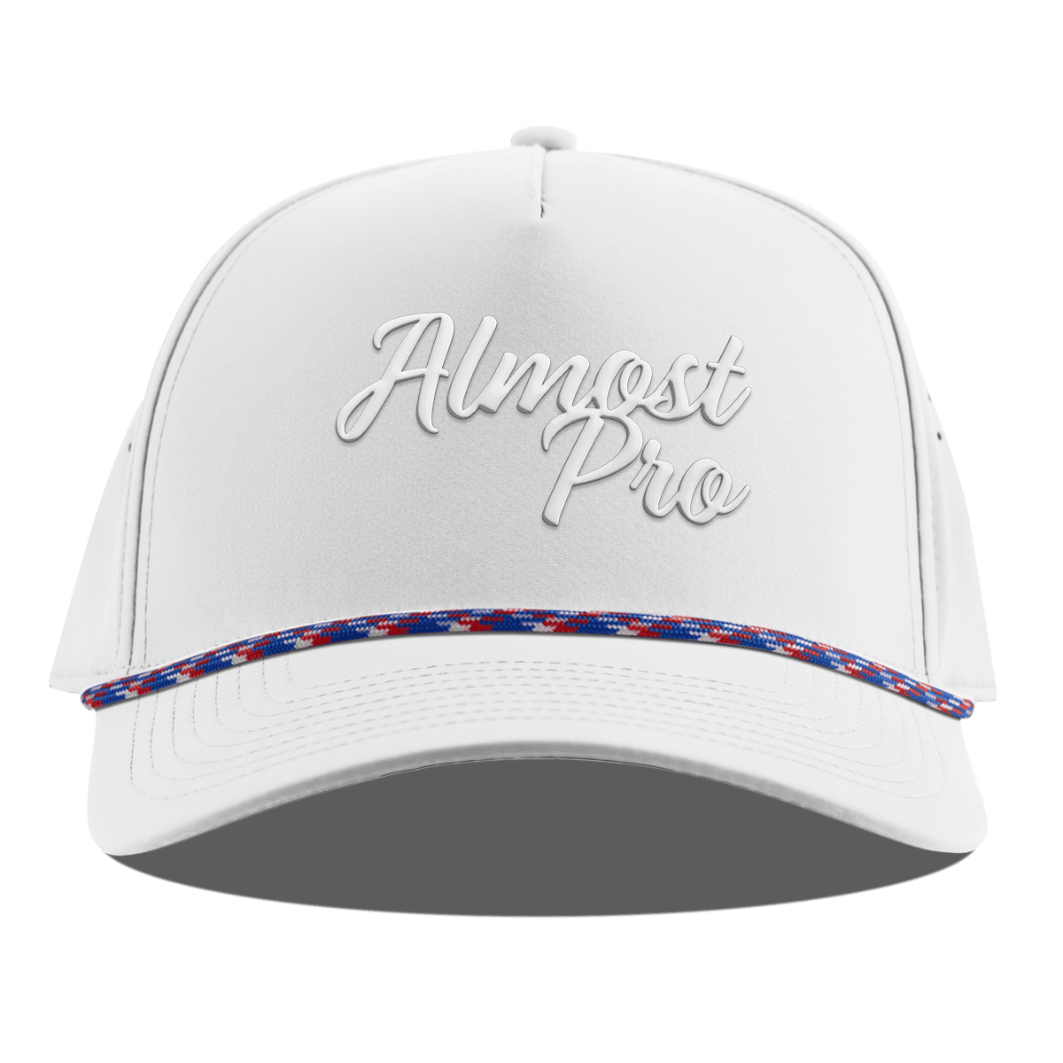 Hailey Ostrom "Almost Pro" Curved 5 Panel Rope White RWB