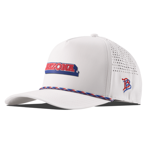 University of Arizona "Arizona Collegiate" Curved 5 Panel Rope  White RWB