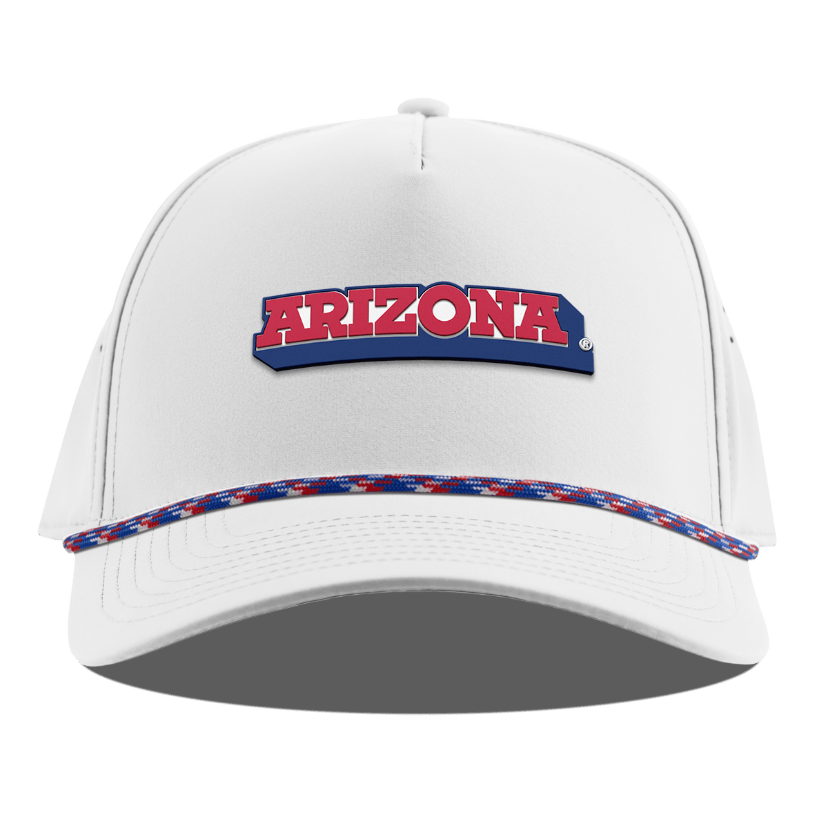 University of Arizona "Arizona Collegiate" Curved 5 Panel Rope White RWB