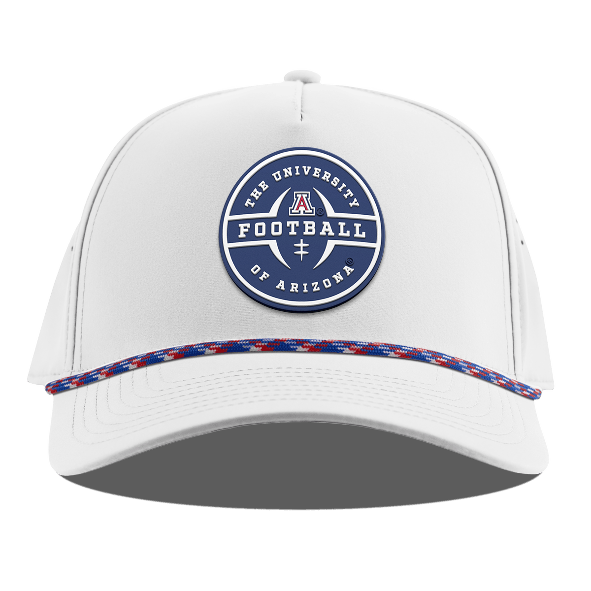 University of Arizona "Arizona Football Legacy" Curved 5 Panel Rope White RWB
