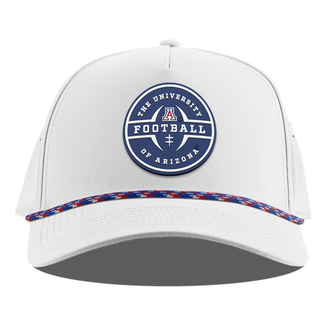 University of Arizona "Arizona Football Legacy" Curved 5 Panel Rope White RWB