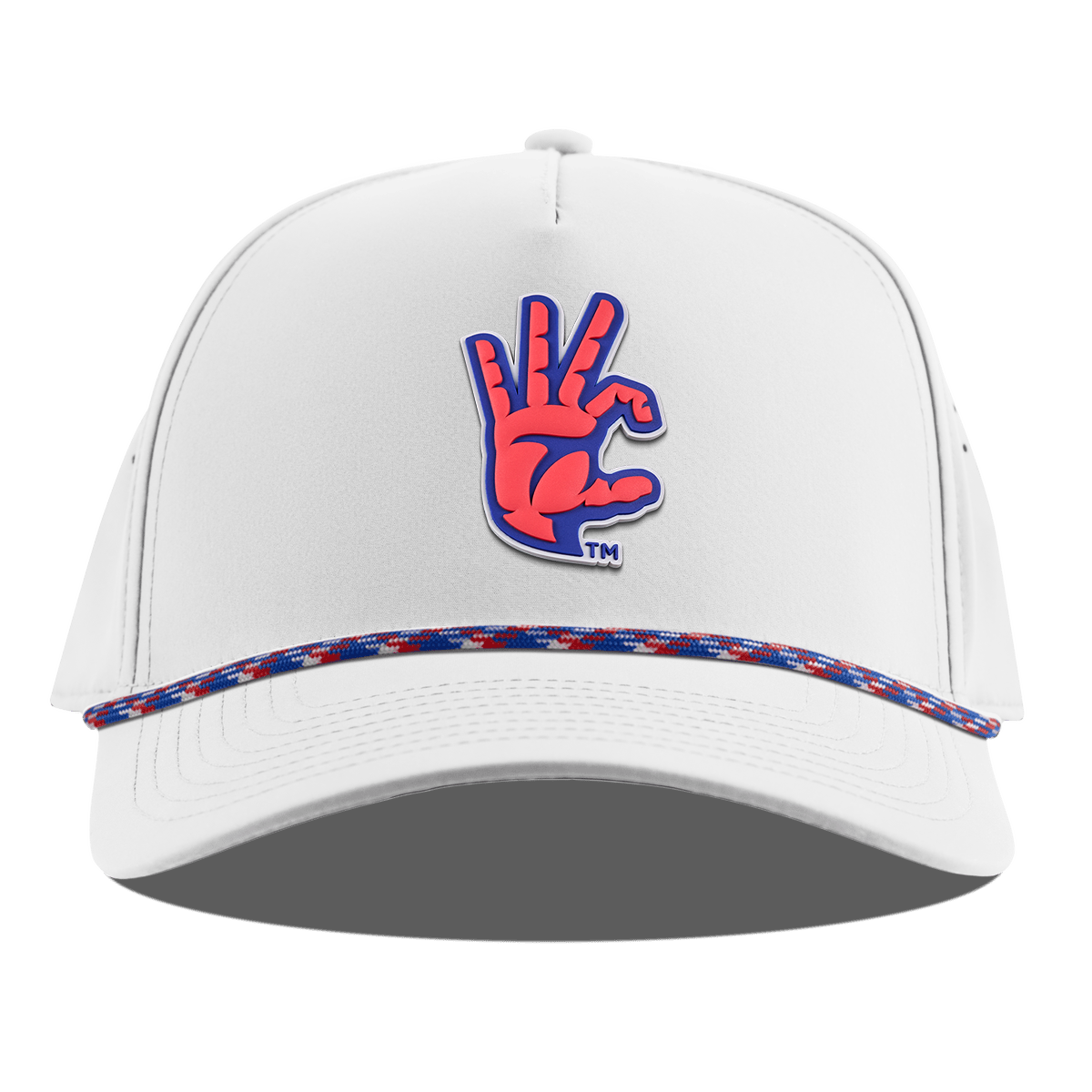 University of Arizona "Arizona WC" Curved 5 Panel Rope White RWB