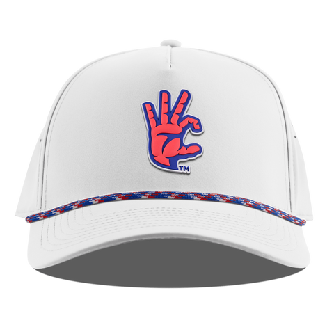 University of Arizona "Arizona WC" Curved 5 Panel Rope White RWB