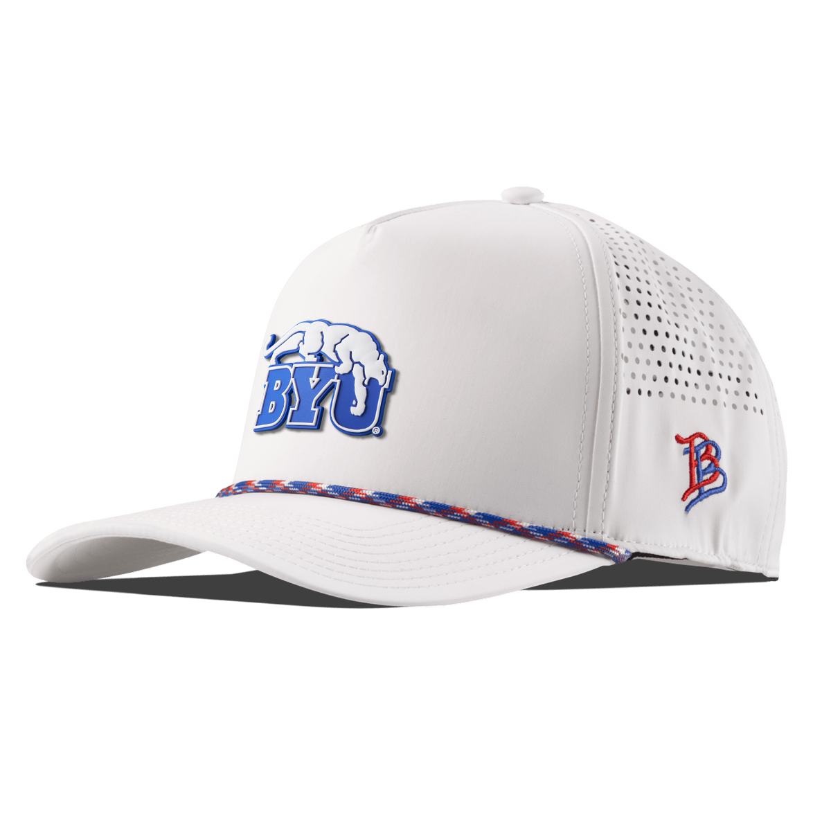 BYU "BYU Cougars" Curved 5 Panel Rope White/RWB