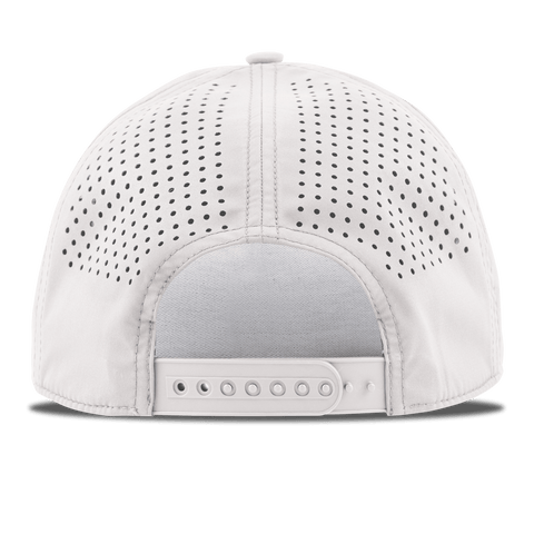 Mississippi Vintage Curved 5 Panel Performance Back White + RWB