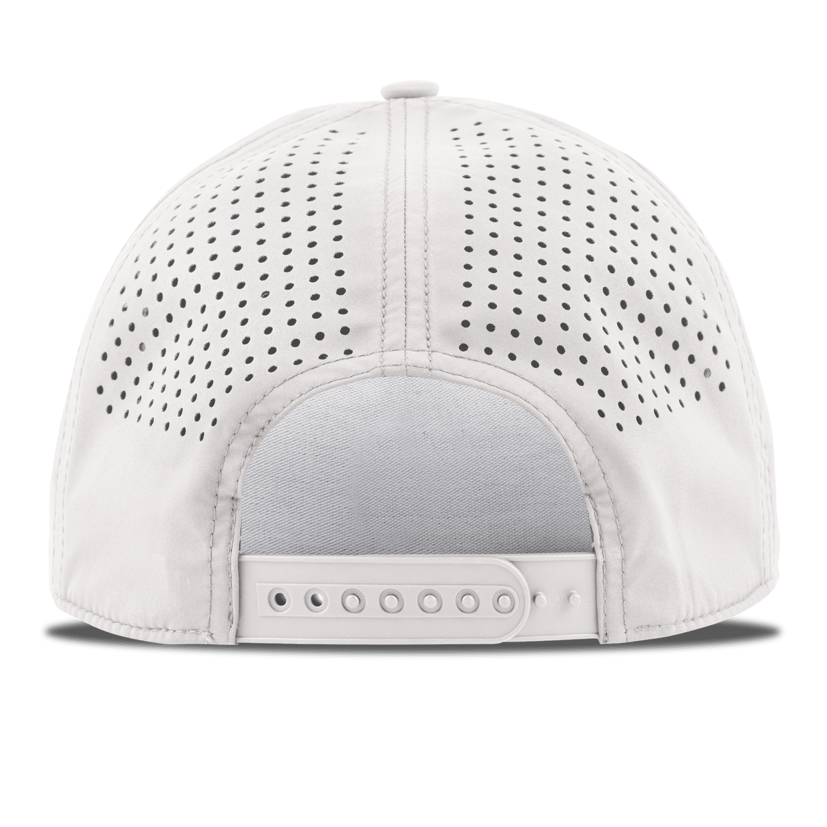 1776 PVC Curved 5 Panel Rope Back White RWB