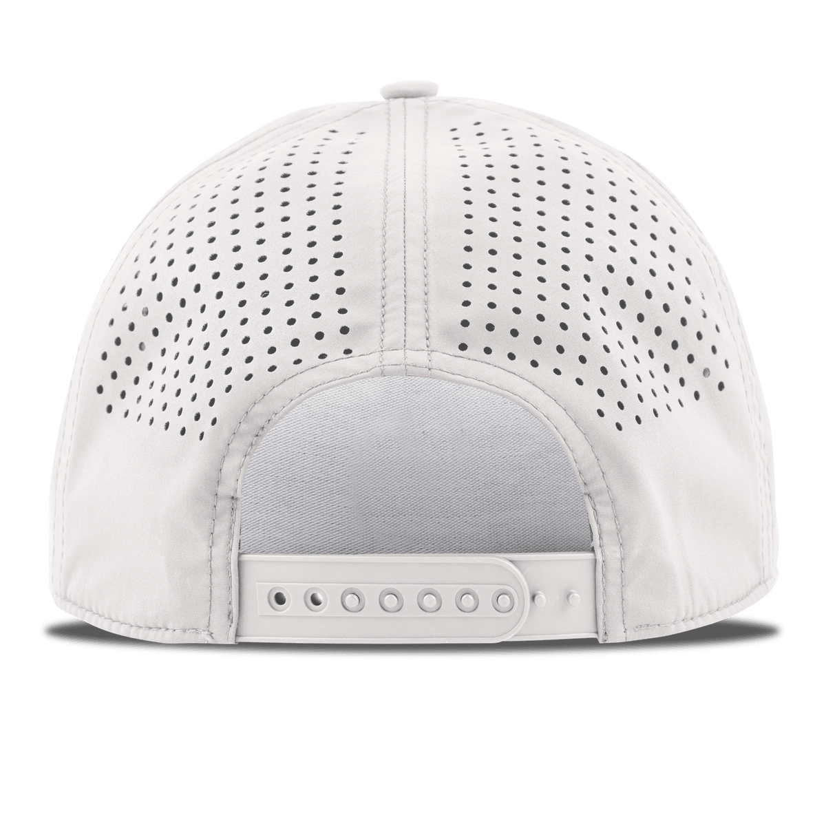 US Athletic Curved 5 Panel Rope White RWB