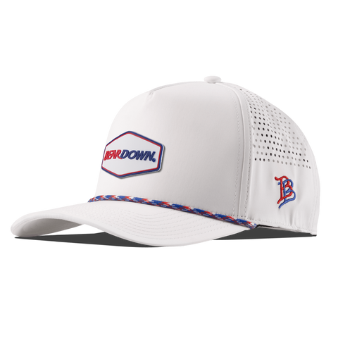 University of Arizona "Bear Down Arizona" Curved 5 Panel Rope White/RWB